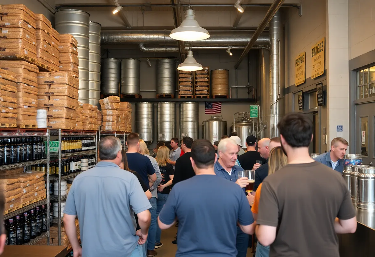 Brewery in Myrtle Beach showing price increase signs