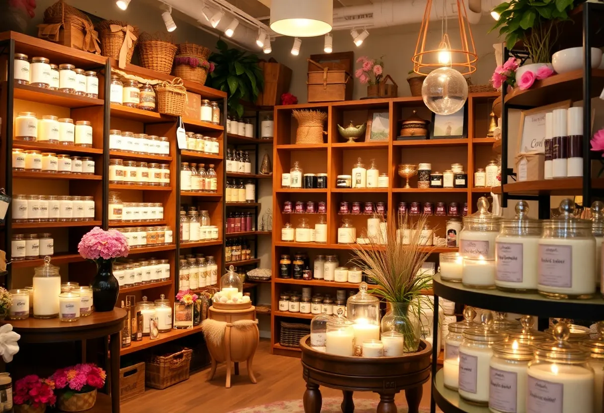 Exterior view of Lucid Coast Candle Company at Tanger Outlets