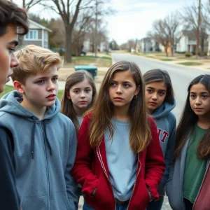 Teenagers discussing a serious incident in Myrtle Beach.