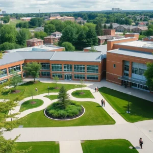 Rendering of the new Coastal High School campus in Myrtle Beach