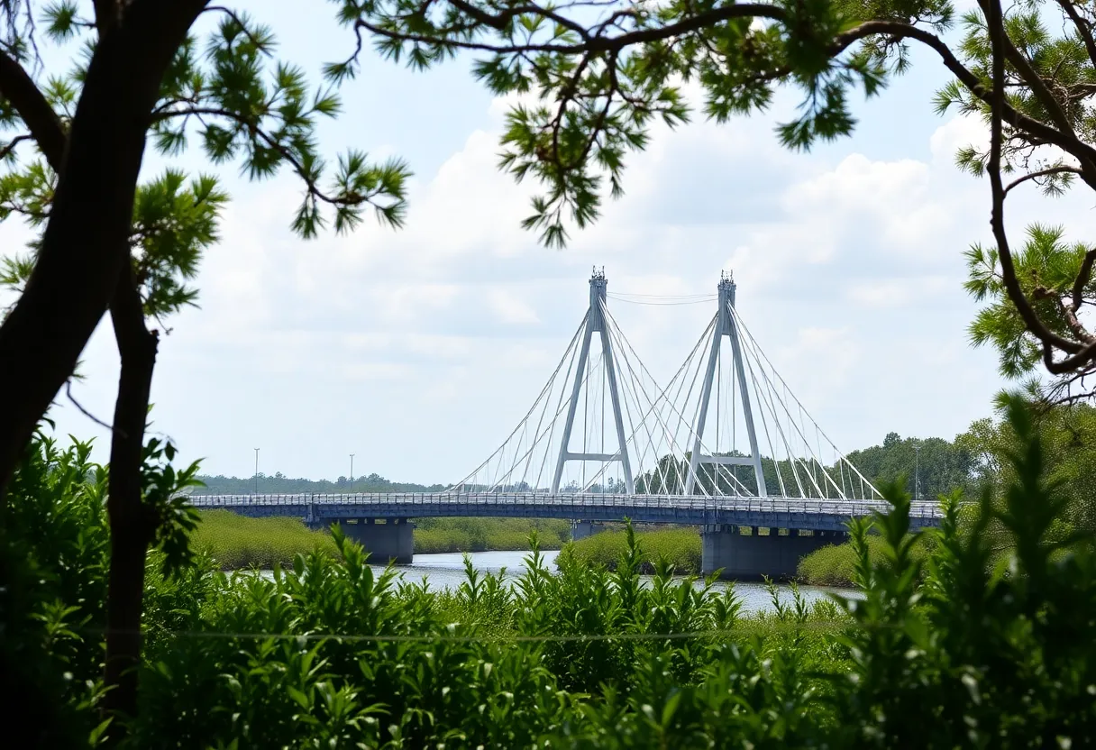 Socastee Swing Bridge closed for filming of Outer Banks.