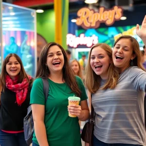 Teachers enjoying a fun day at Ripley's attractions