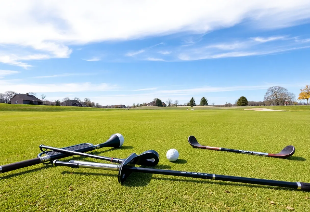 A beautiful golf course in Canton, Ohio