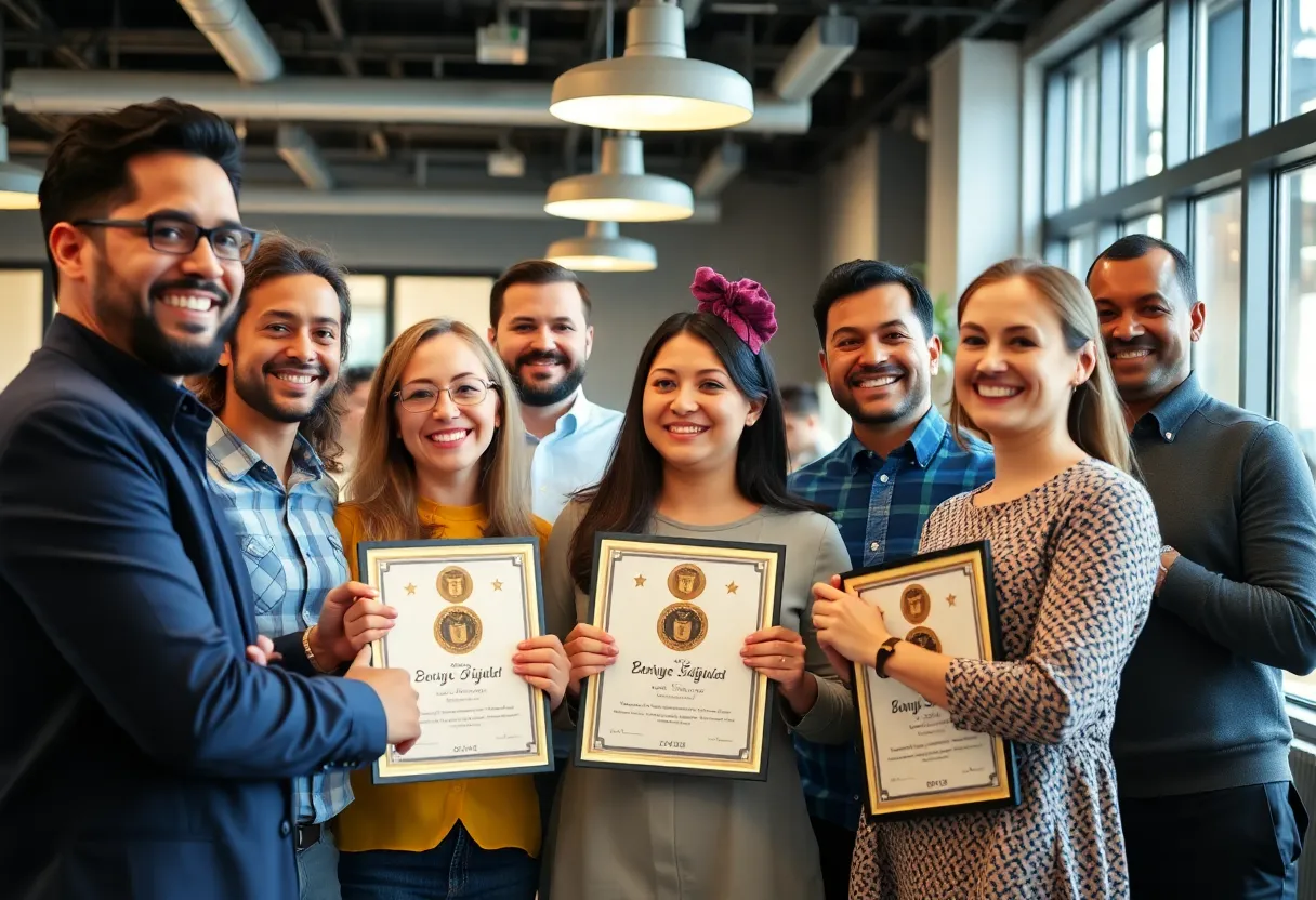 CarolinaPower Best Place to Work Award Ceremony