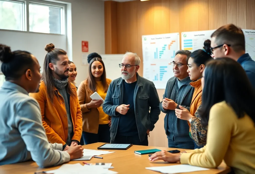Coaches participating in a workshop at Coastal Carolina University Coaching Summit