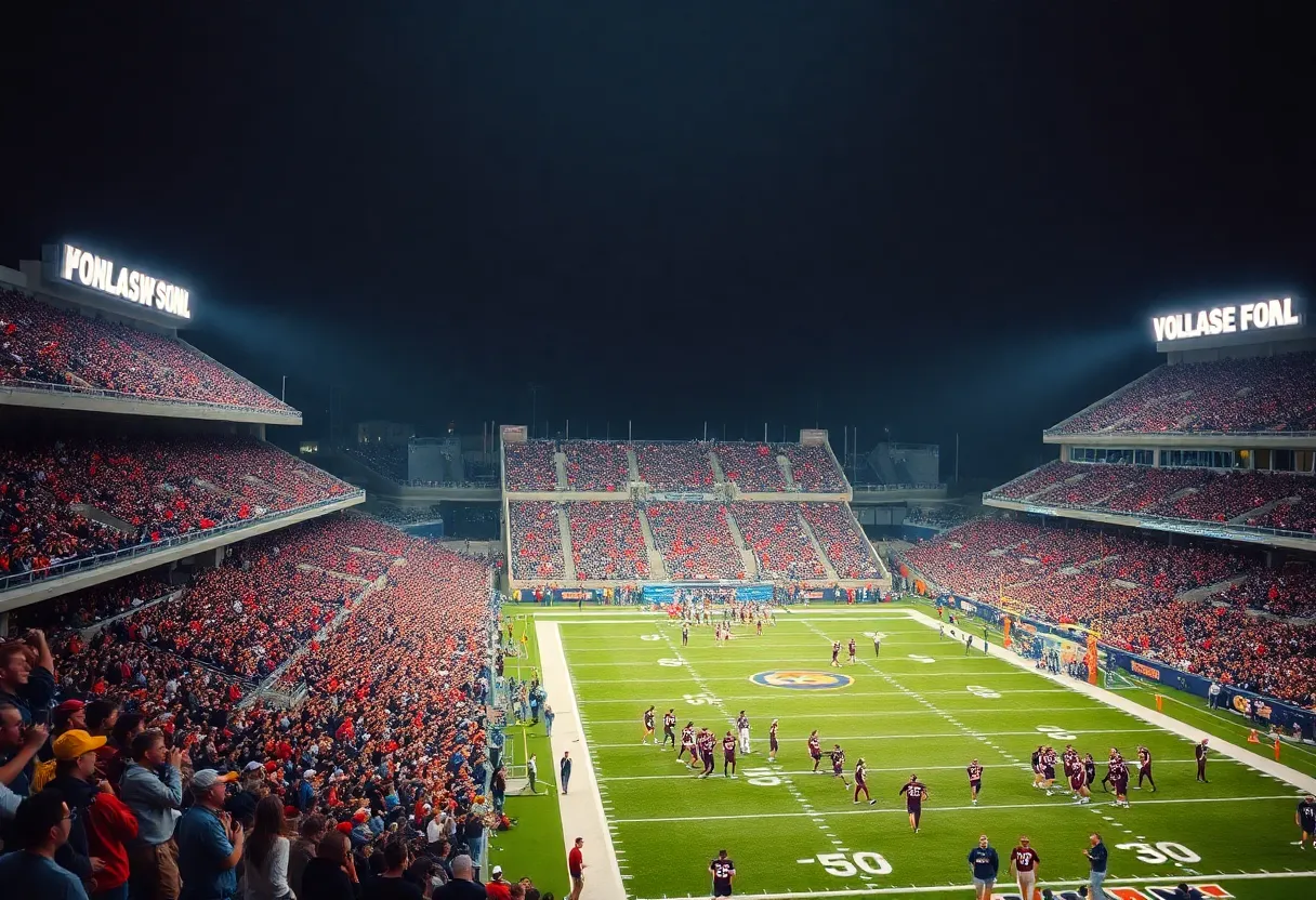 Crowd at Coastal Carolina football game