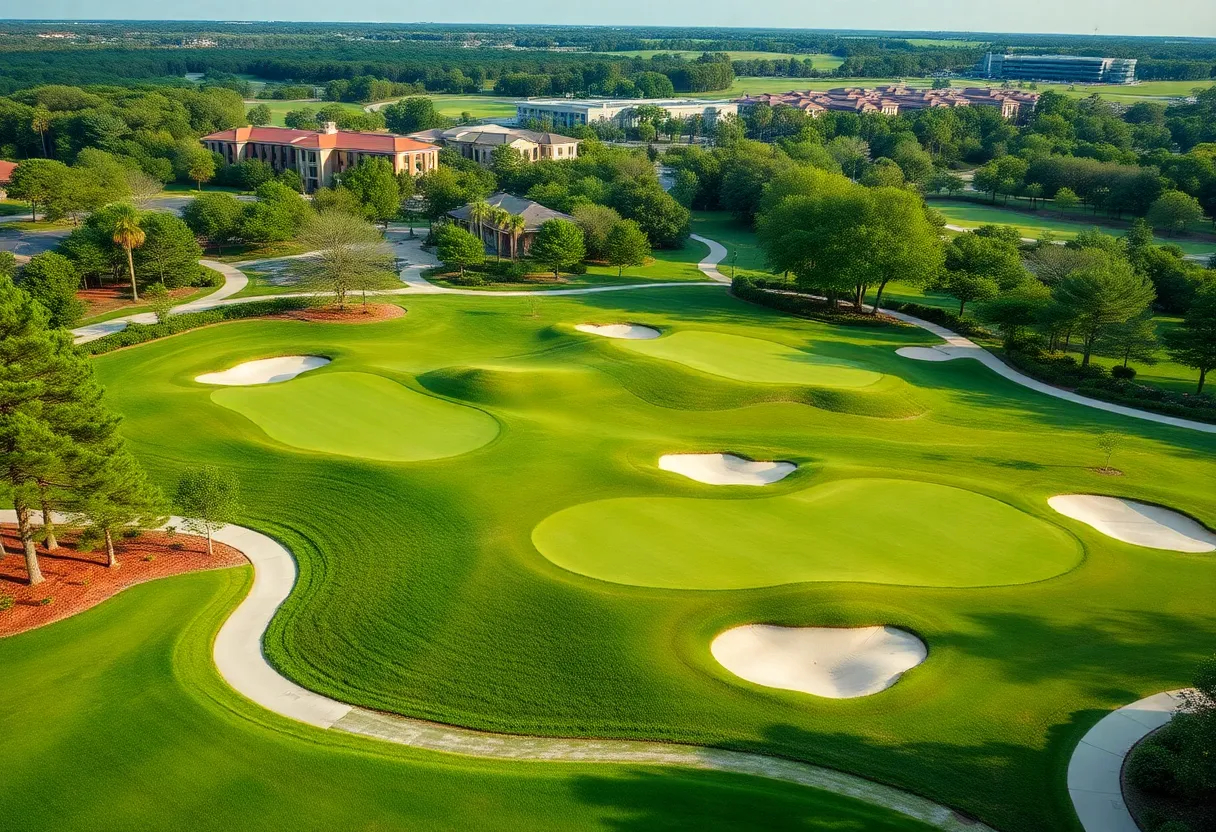 Updated King's North golf course at Myrtle Beach National with lush greens and renovated holes.