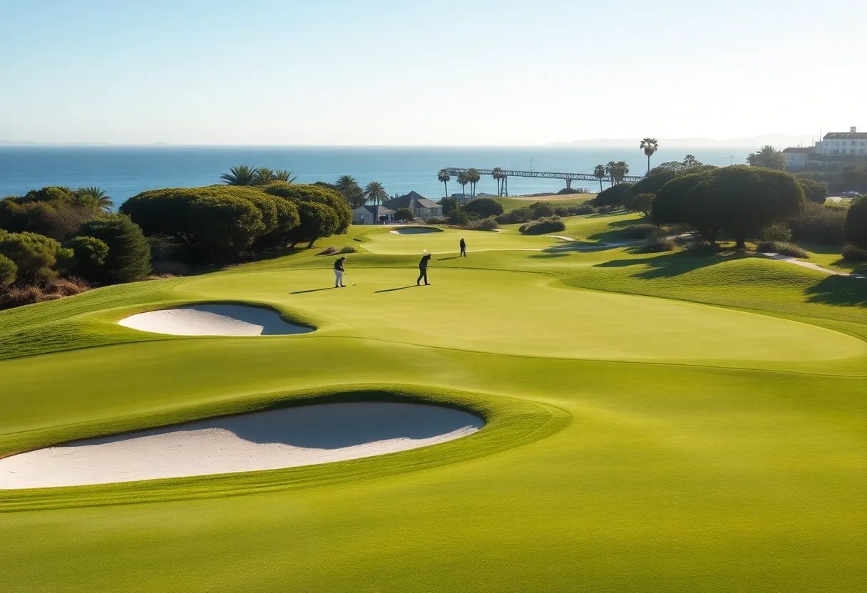 Scenic view of a golf course in Myrtle Beach