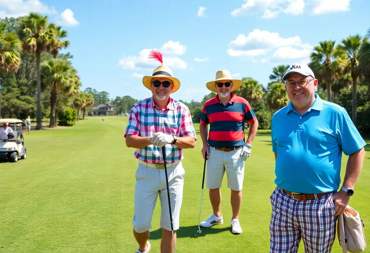 A lively Myrtle Beach golf course filled with humor and fun.