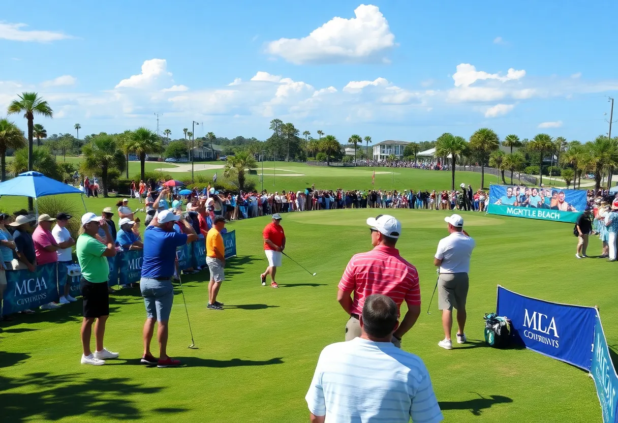 Amateur golfers at the Myrtle Beach Golf World Am 2023