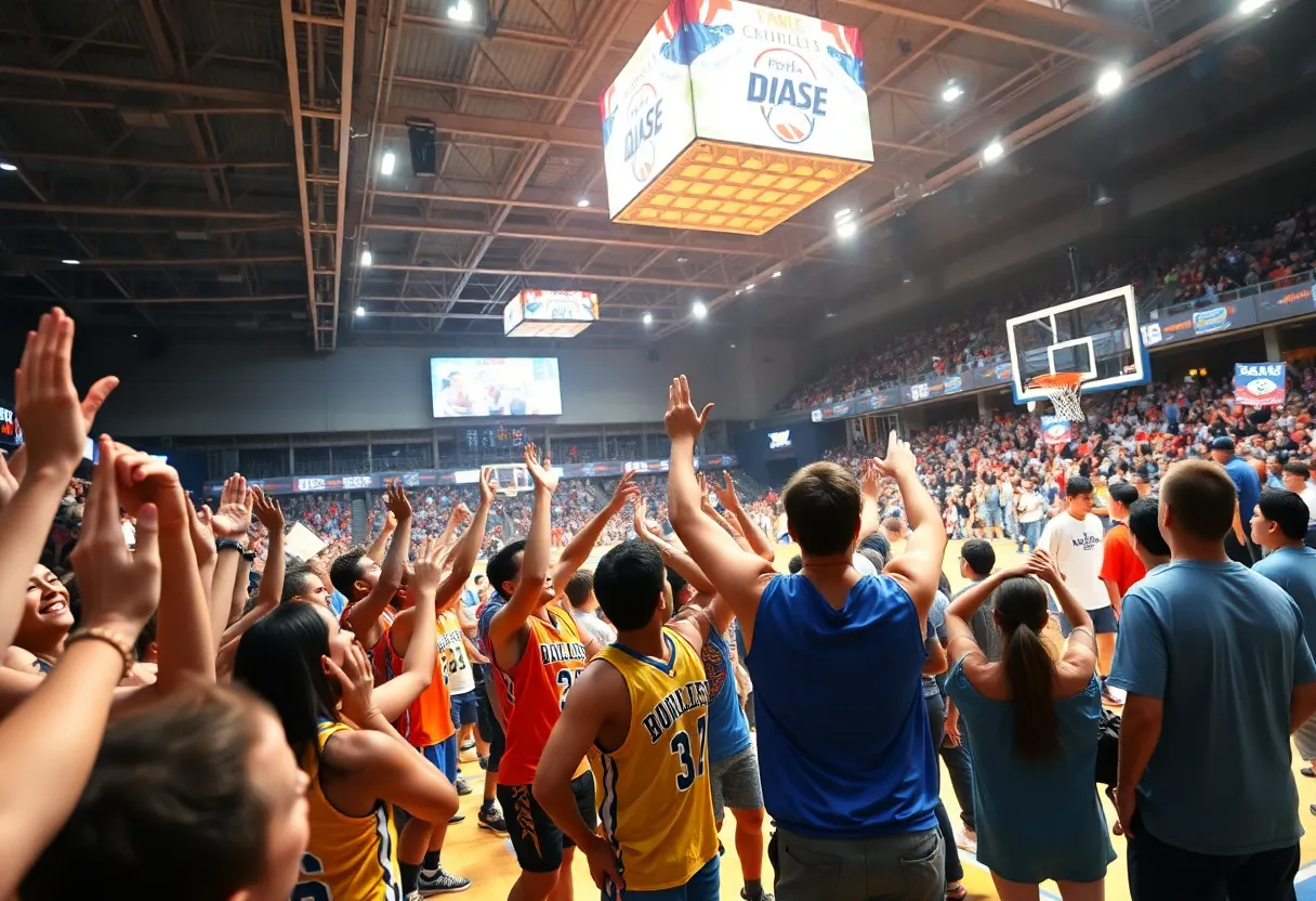 Action during the Beach Ball Classic basketball tournament in Myrtle Beach