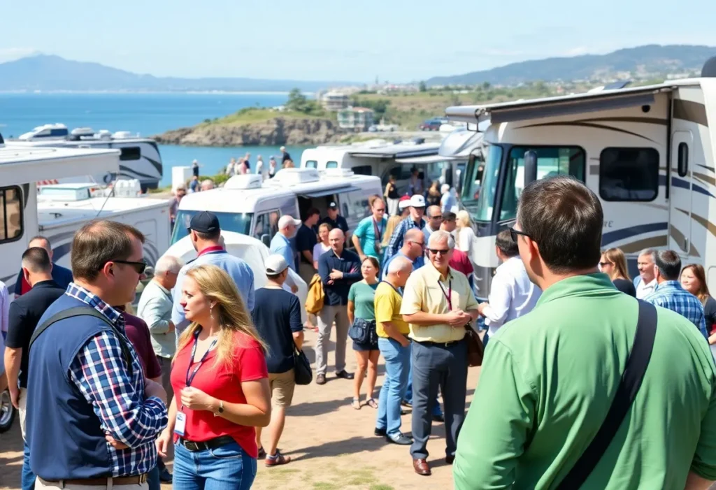 Outdoor networking at the CARVC Conference in Myrtle Beach