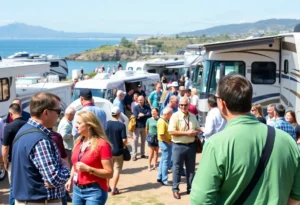 Outdoor networking at the CARVC Conference in Myrtle Beach