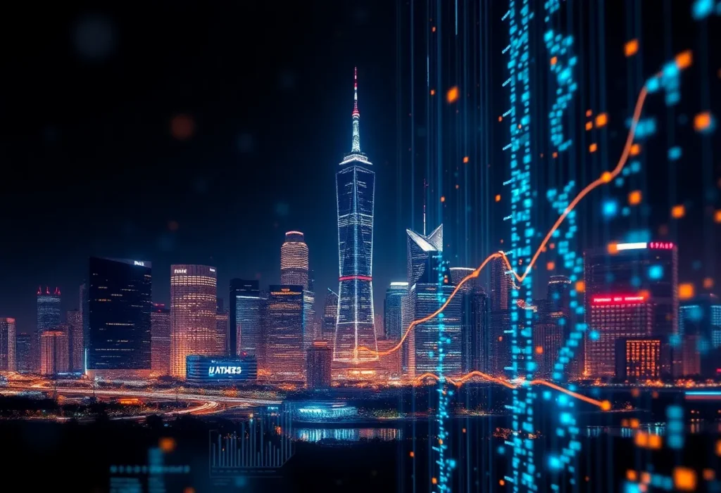 Abstract image representing corporate finance and investment strategy