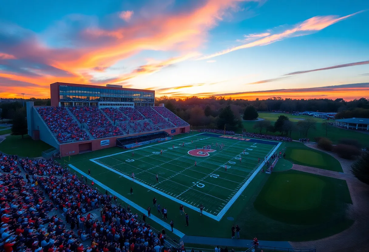 Football field and golf course embodying FAU's athletic spirit.