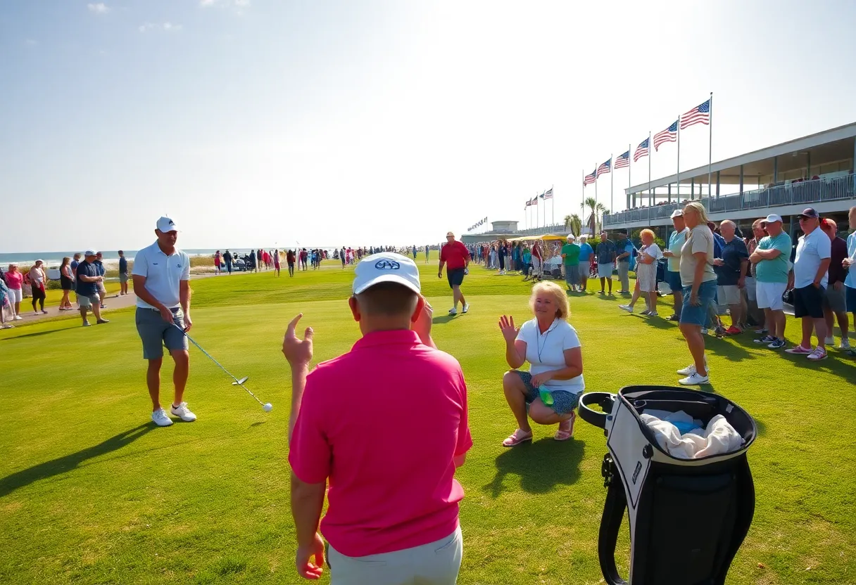 Participants playing golf at the Myrtle Beach World Amateur Championship