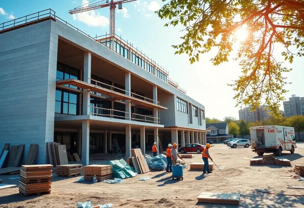 Construction site of the new emergency department in Murrells Inlet, SC.