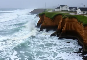 Severe flooding and stormy weather caused by nor’easter on East Coast