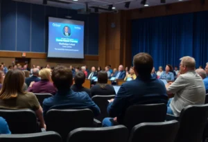 Candidates discussing community issues at a North Myrtle Beach forum