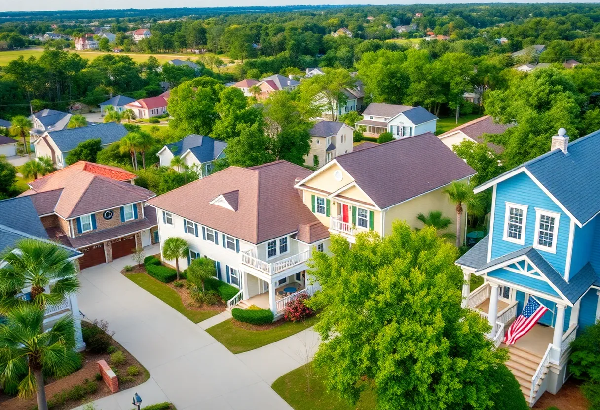 Homes in South Carolina representing a thriving housing market