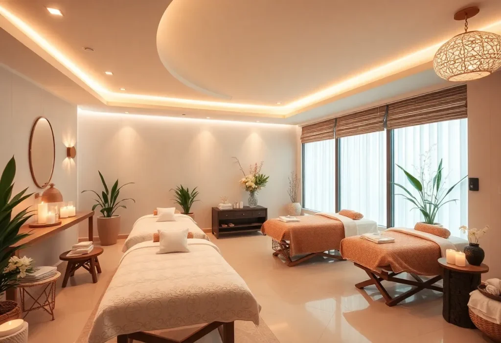 Interior of Spavia Day Spa