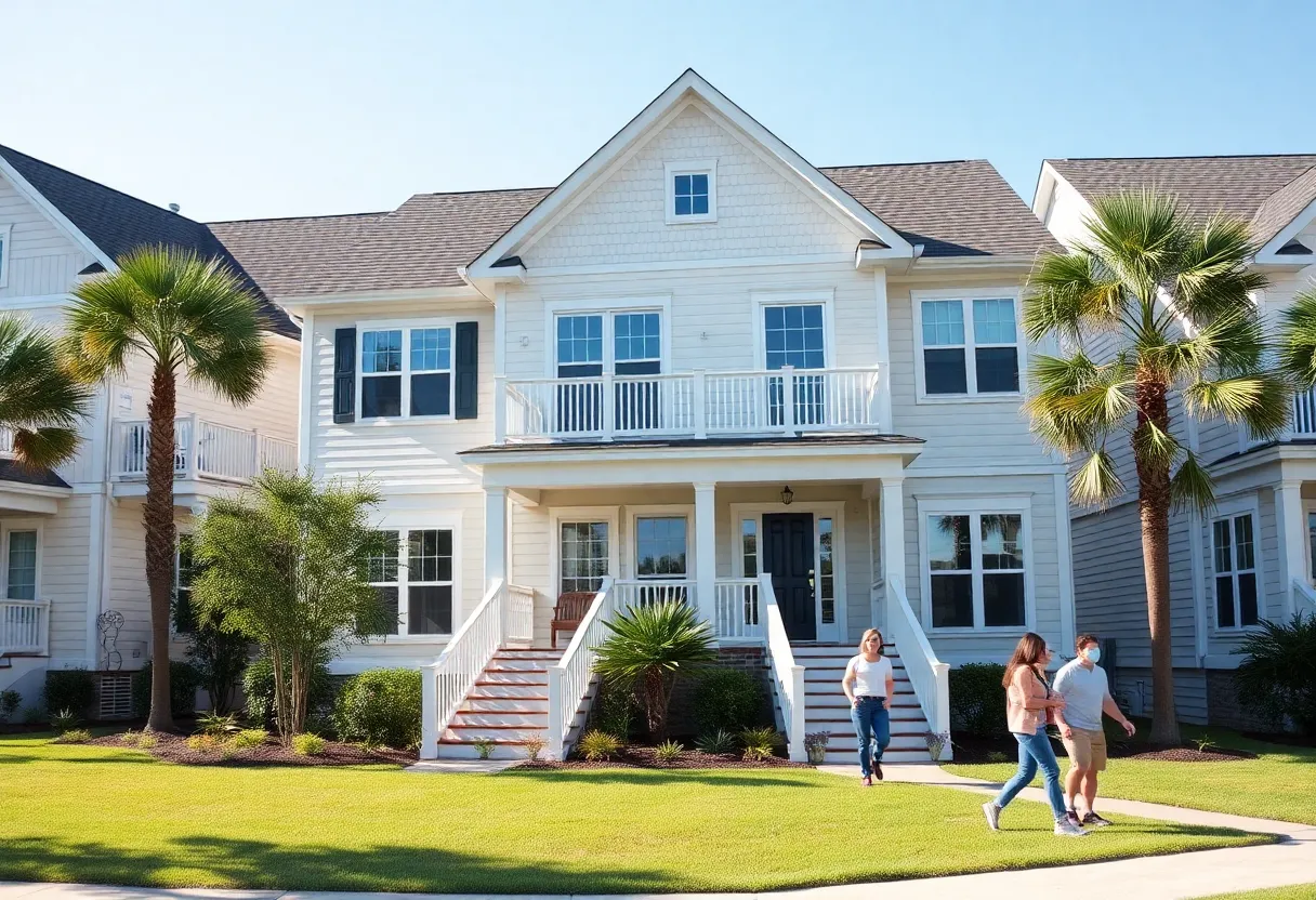 A welcoming Starlight Homes community in Charleston with families
