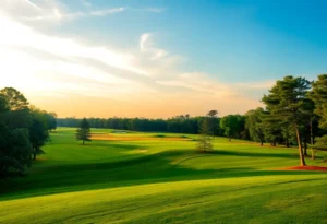 Golf course in Aiken, South Carolina