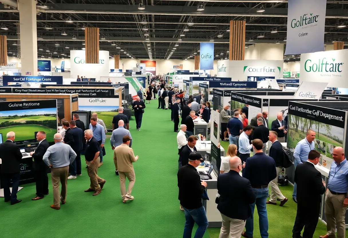 Trade show at the Carolinas Golf Conference in Myrtle Beach