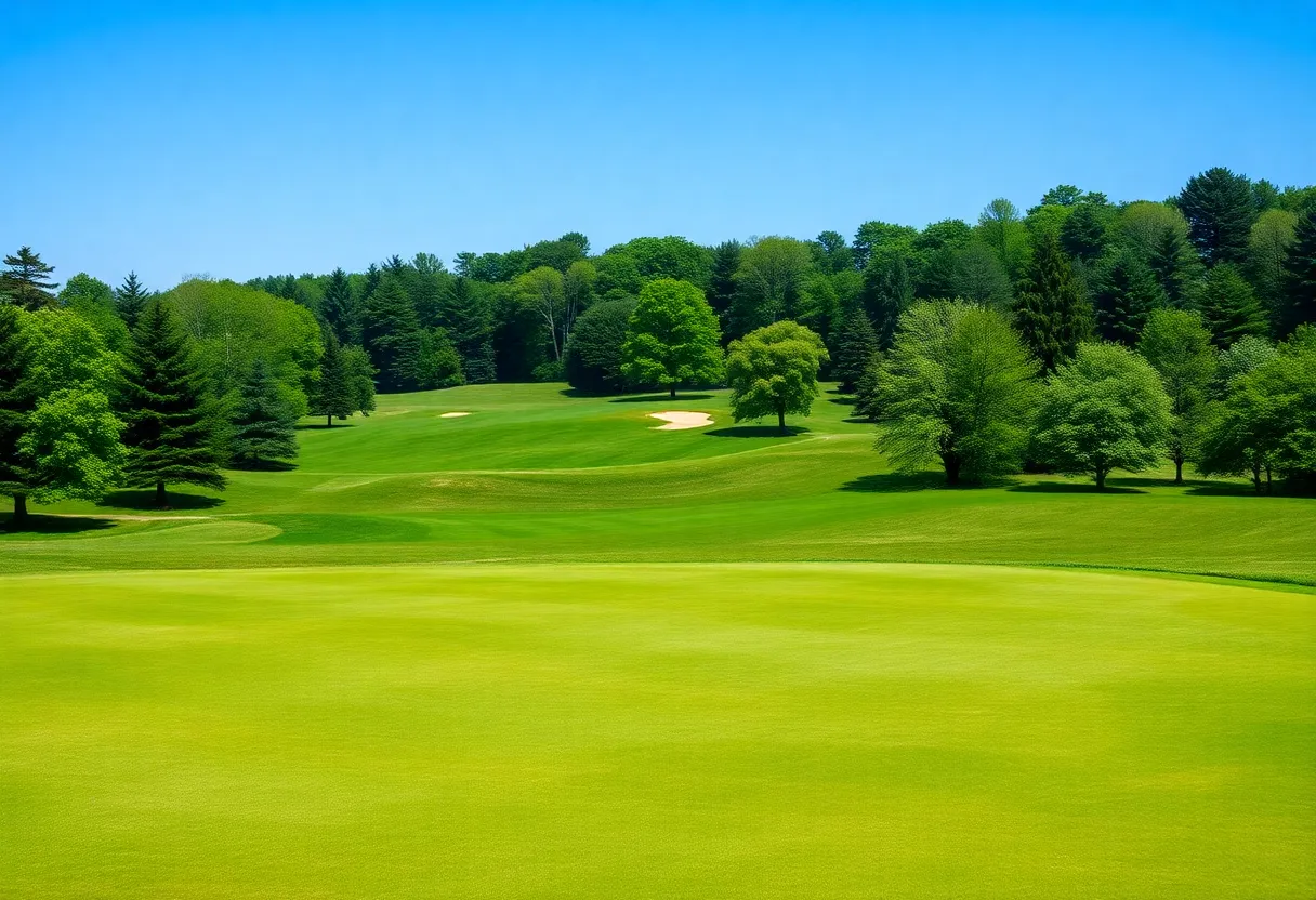 A beautiful golf course representing the legacy of David Sibley.