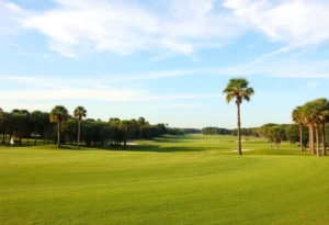 Scenic view of a golf course in Myrtle Beach, South Carolina