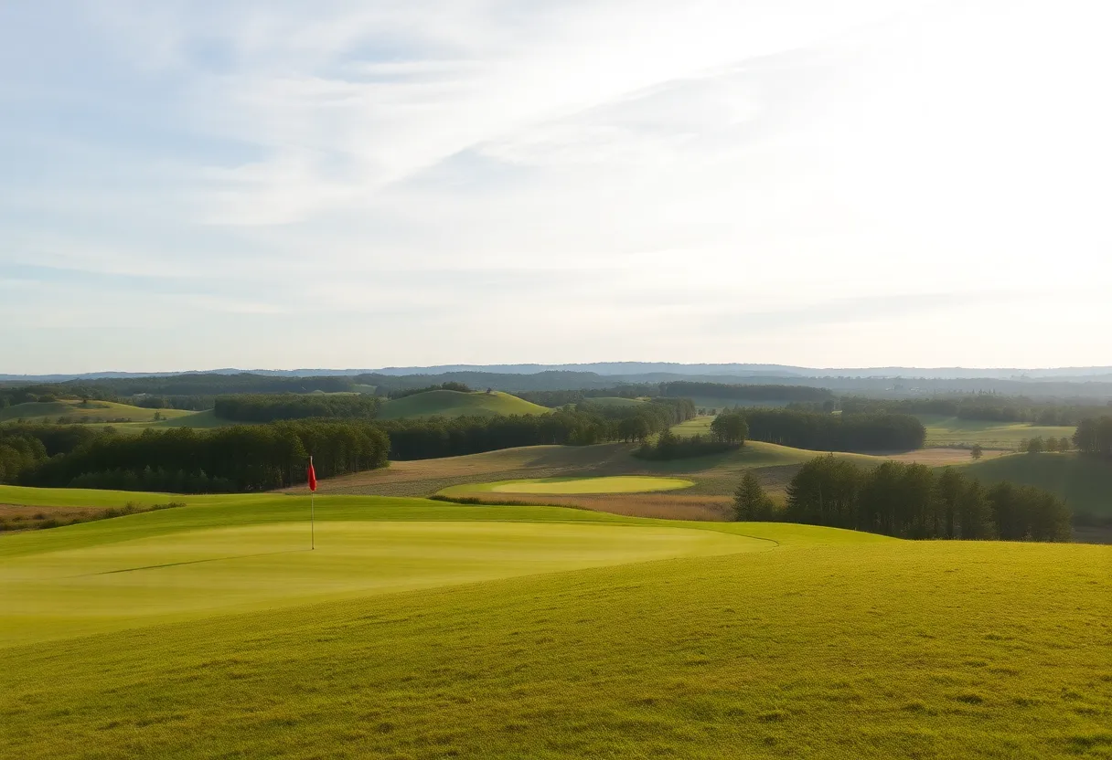 scenic golf course representing community and legacy