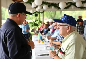 Community gathering to honor Tony Larason, a veteran and golf enthusiast