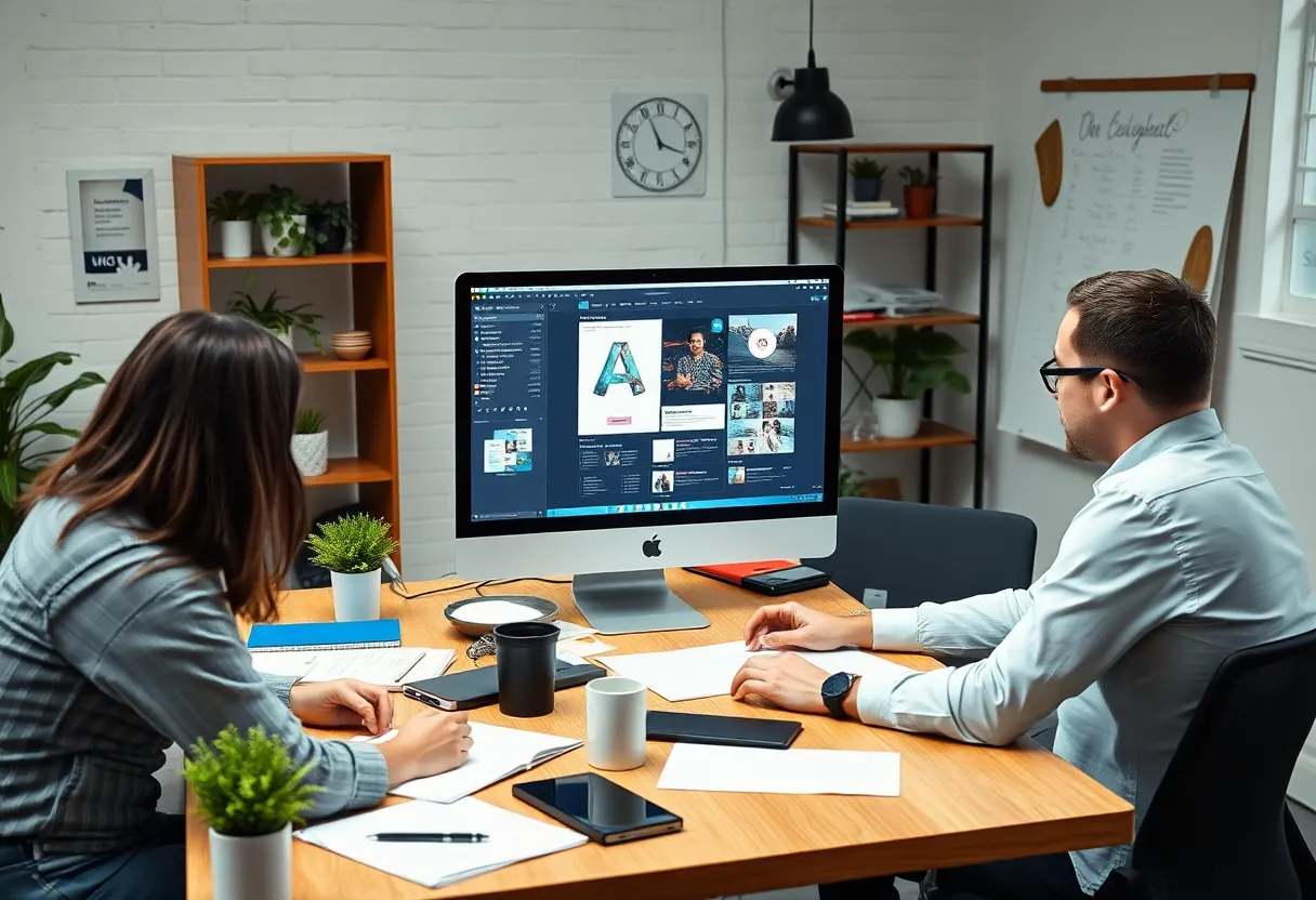 Collaboration in user experience design for marketing