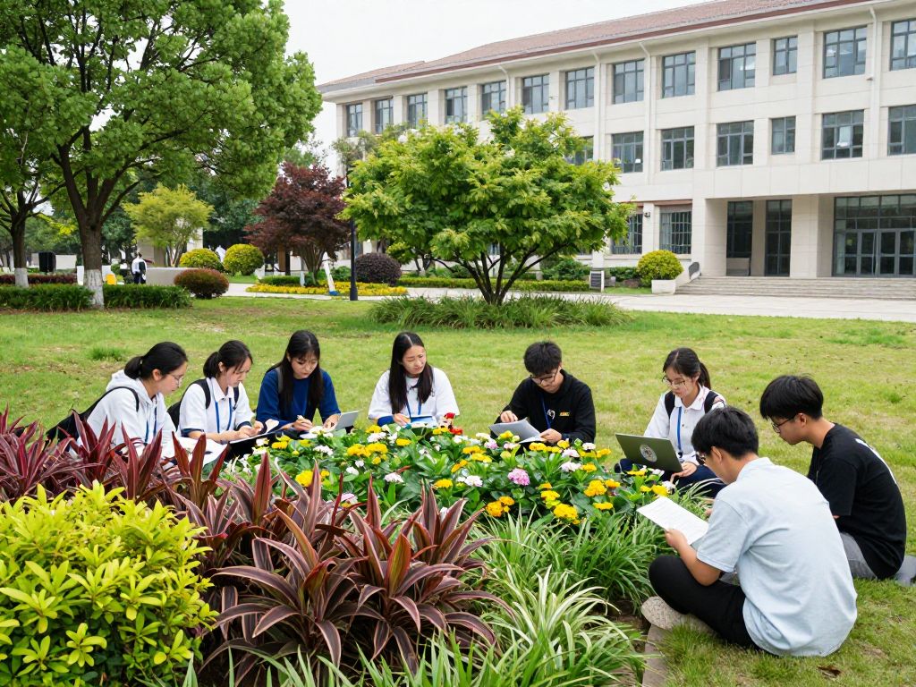 Campus of Coastal Carolina University with a focus on sustainability and environmental studies.
