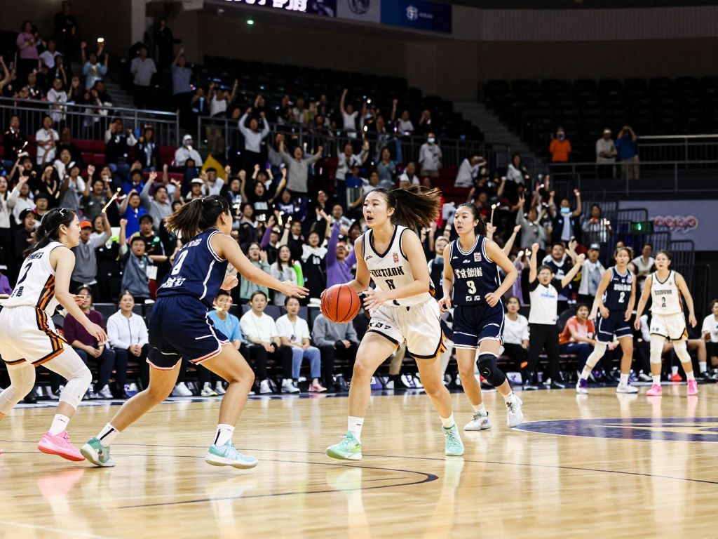 Coastal Carolina women's basketball team competing during a game