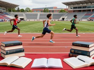 Student-athletes studying at Coastal Carolina University