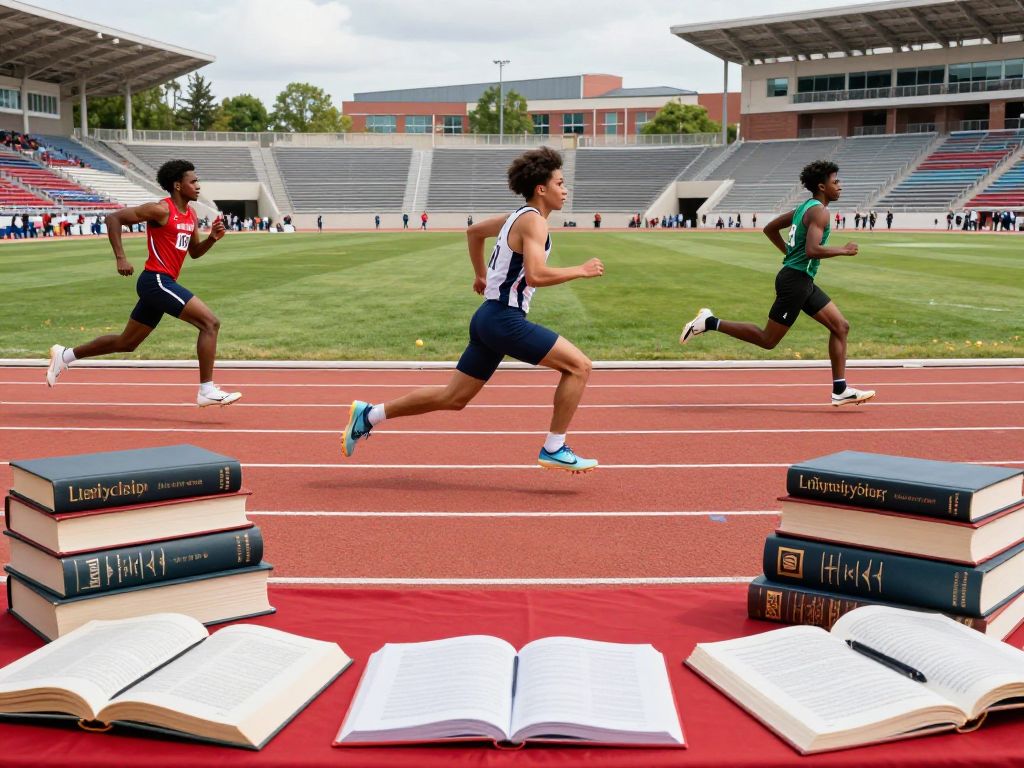 Student-athletes studying at Coastal Carolina University