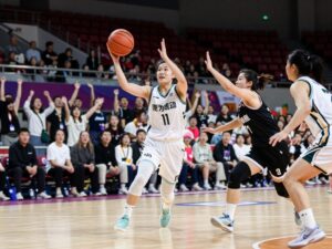 Women’s college basketball game at HTC Center