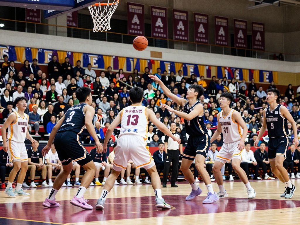 Coastal Carolina basketball players in action during a game