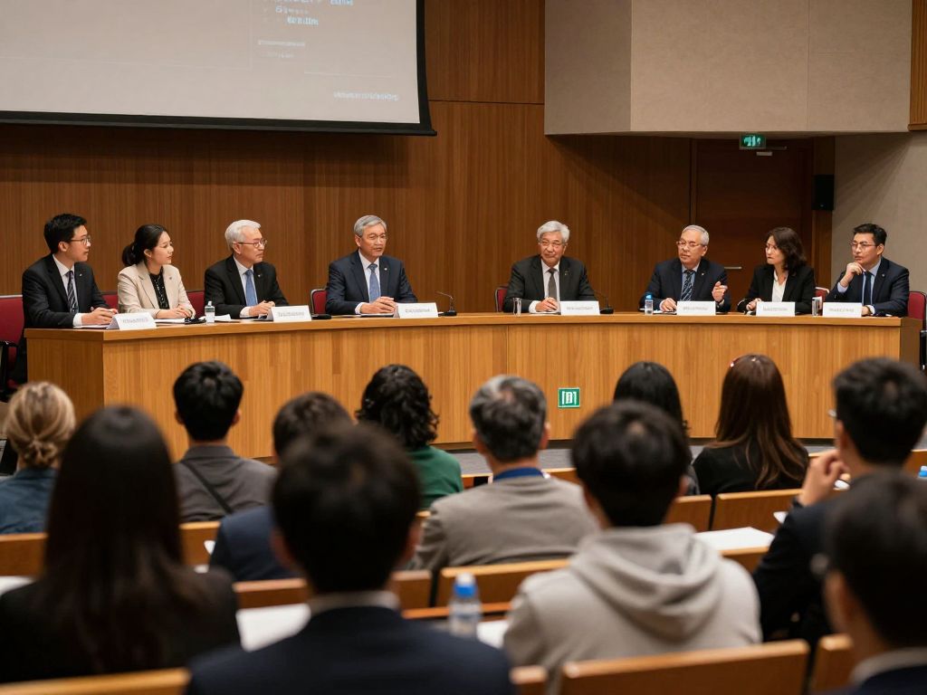 Audience engaged in a debate at Coastal Carolina University