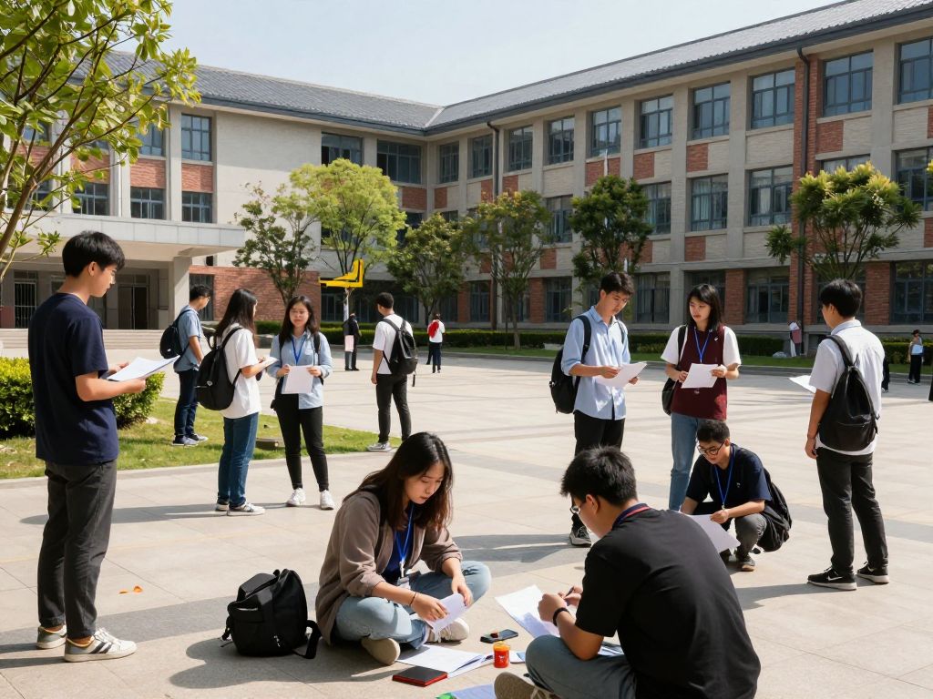 Students participating in internship activities at Coastal Carolina University