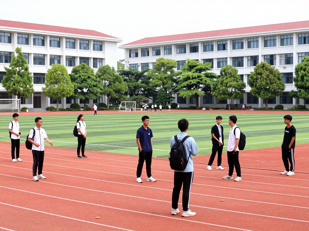 A diverse group of students on the Coastal Carolina University campus engaged in activities.