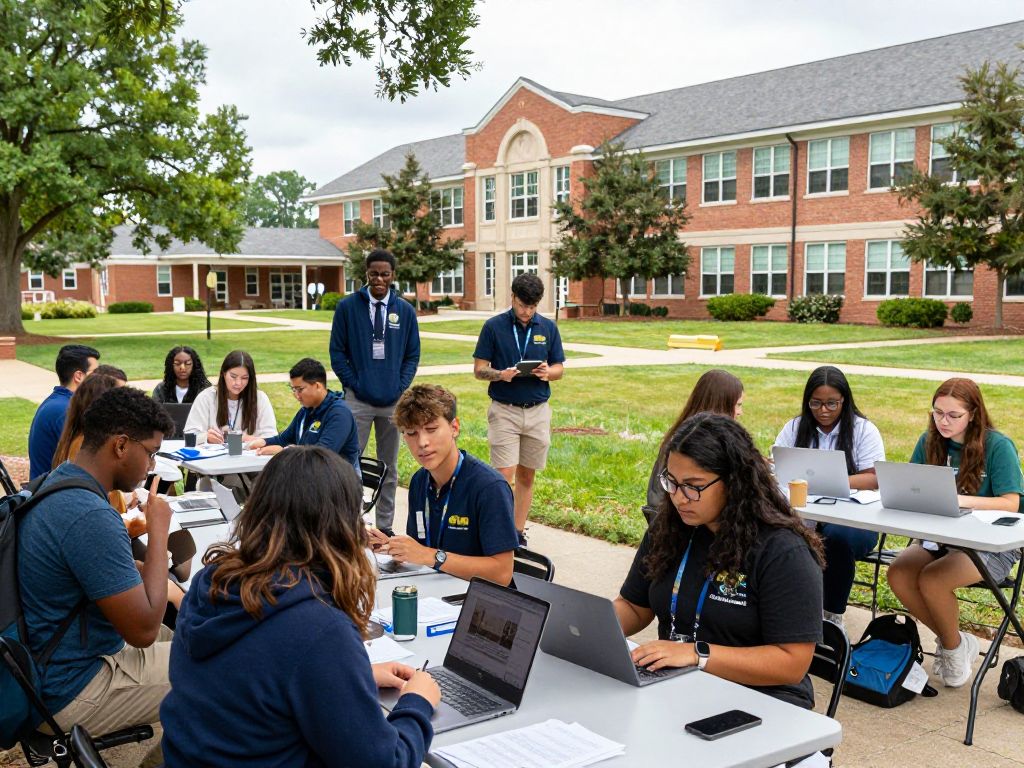 Students at Coastal Carolina University participating in internships