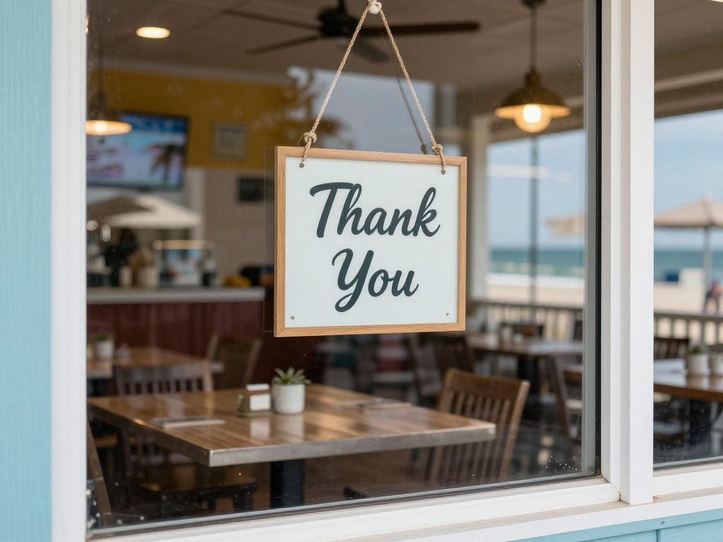 Closed sign on Conway Chinese Restaurant window
