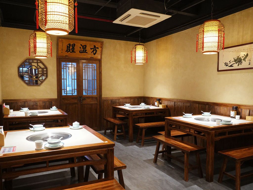 Interior of Conway Chinese Restaurant before its closure
