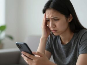 Individual distressed by phone harassment