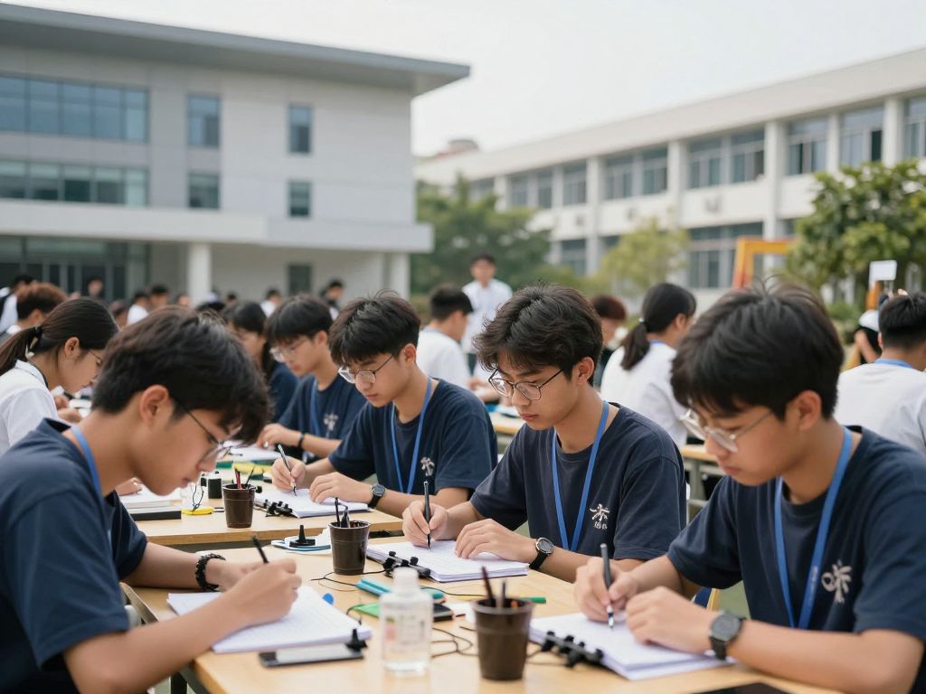 Students engaged in technical training at HGTC campus