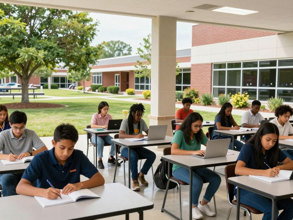 Students learning at Horry-Georgetown Technical College.