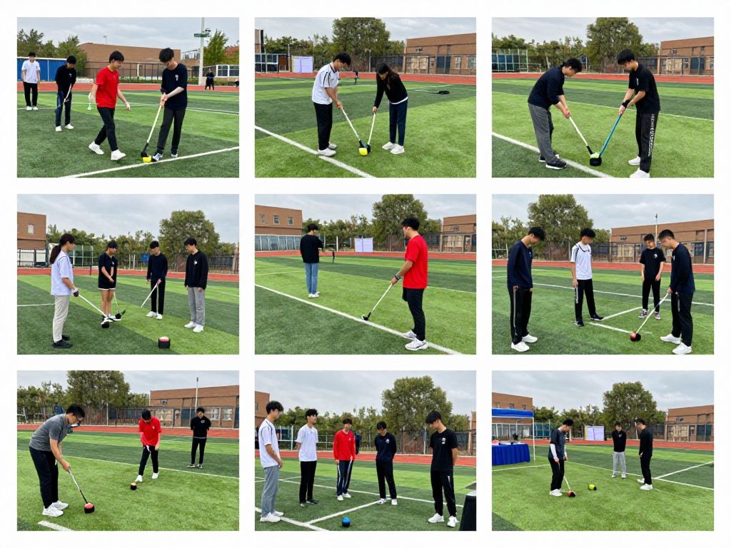 Students engaged in sports education at HGTC
