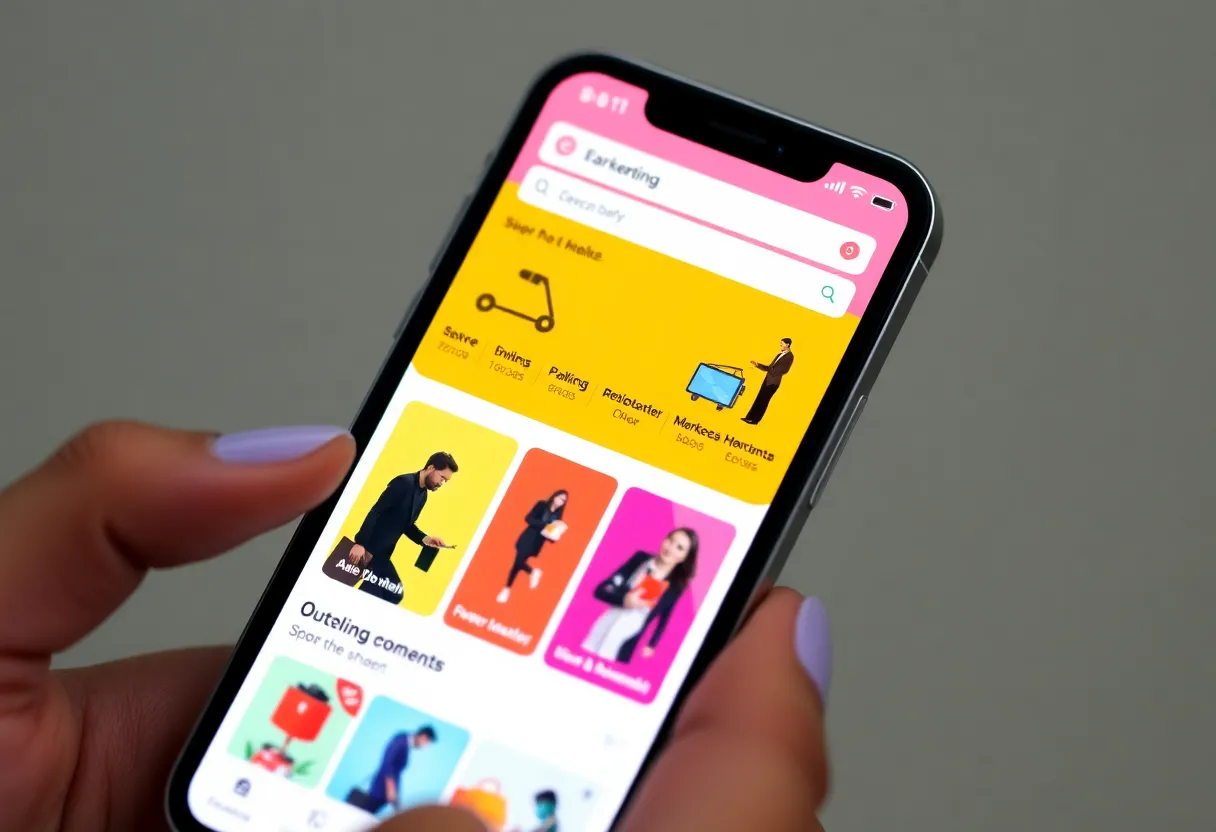 A smartphone showcasing micro-moments in digital marketing strategies.